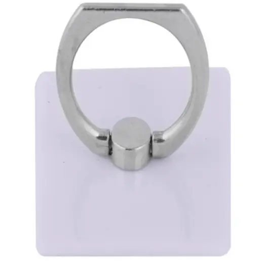 Budget Cellphone Ring & Stand White Unbranded